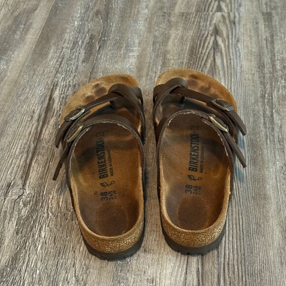 Birkenstock Mayari Sandals 38 US 7-7.5 Women's Graceful Toffee Adjustable - Picture 4 of 10